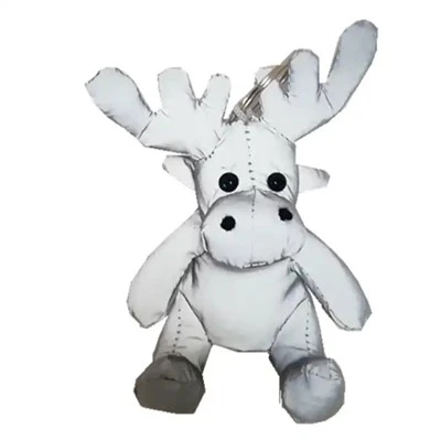 3D aks ettiruvchi yumshoq Moose o'yinchoqlari